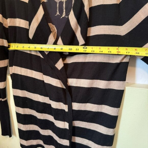 Clements Ribeiro Portobello Cardigan Floral Stripes Print Knit Open Wrap Mix S - Picture 15 of 16